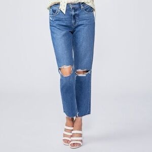 Paige Noella Straight Leg Crop Jeans Sz 30P Petite